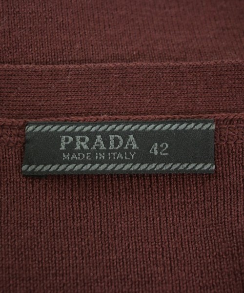 PRADA（プラダ）カーディガン 赤 サイズ:42(M位) レディース/2200726566059