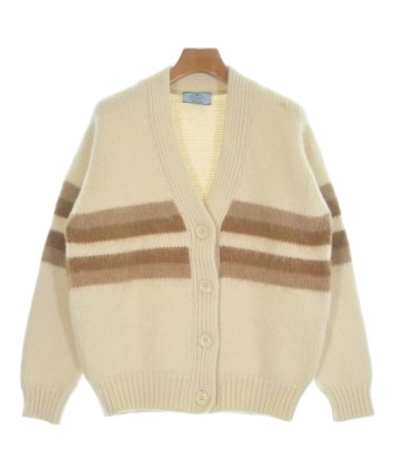 PRADA プラダ カーディガン ホワイト ベージュ 38 PRADA（プラダ）カーディガン 白 サイズ:38(M位) レディース