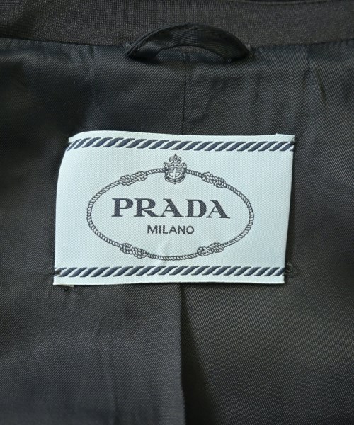PRADA（プラダ）ステンカラーコート 黒 サイズ:36(XS位) レディース/2200730072430