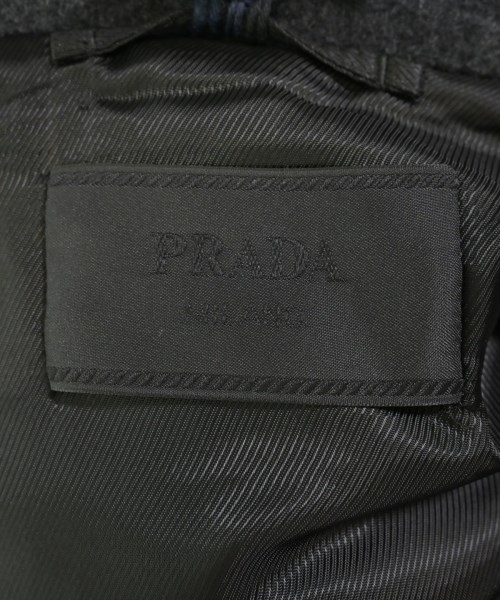 PRADA（プラダ）ステンカラーコート グレー サイズ:46(M位) メンズ/2200730772019