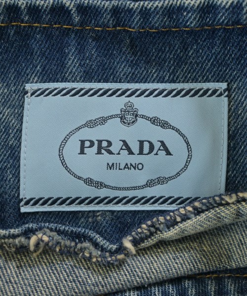 PRADA（プラダ）デニムジャケット 青 サイズ:40(M位) レディース/2200730938033