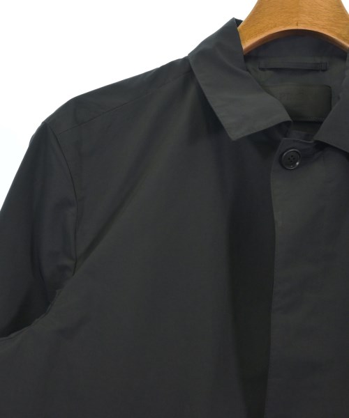 PRADA（プラダ）ステンカラーコート 黒 サイズ:M メンズ/2200731306015
