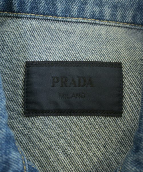 PRADA（プラダ）デニムジャケット 青 サイズ:XL メンズ/2200723541028