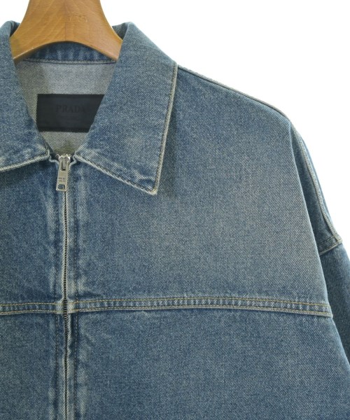 PRADA（プラダ）デニムジャケット 青 サイズ:XL メンズ/2200723541028