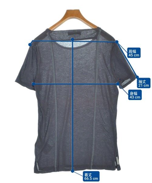 PRADA（プラダ）Tシャツ・カットソー 紺 サイズ:M メンズ/2200730404064