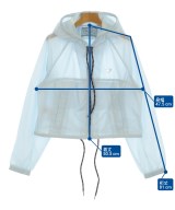 PRADA（プラダ）マウンテンパーカー 青 サイズ:40(M位) レディース/2200731520244