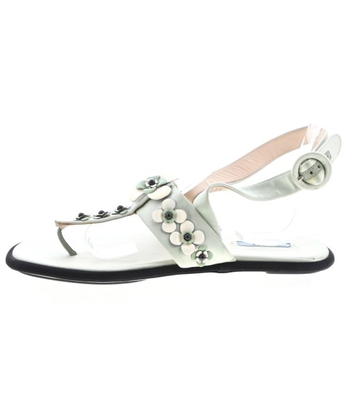 PRADA（プラダ）サンダル 緑 サイズ:EU40 1/2(25.5cm位) メンズ/2200731604029