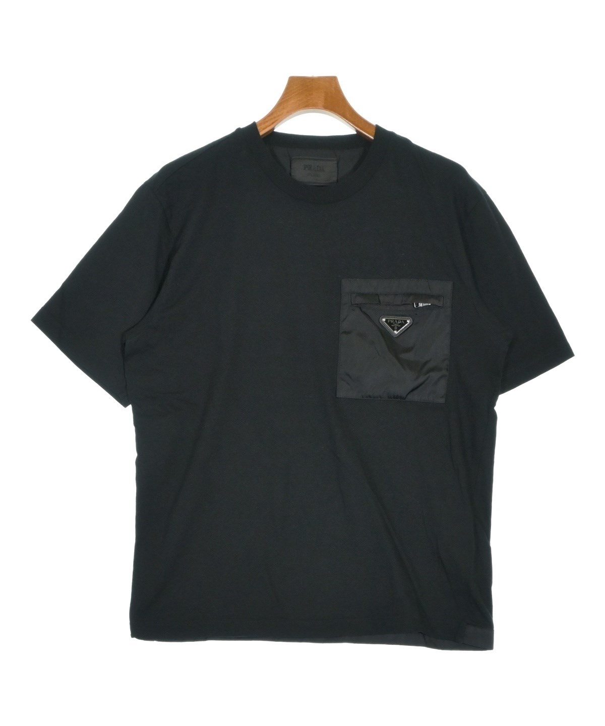PRADA（プラダ）Tシャツ・カットソー 黒 サイズ:L メンズ