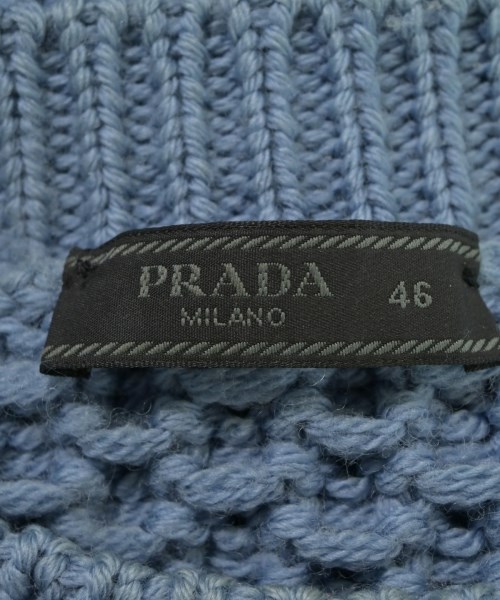 PRADA（プラダ）ニット・セーター 青 サイズ:46(M位) メンズ/2200732343026