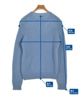 PRADA（プラダ）ニット・セーター 青 サイズ:46(M位) メンズ/2200732343026