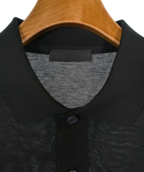 PRADA（プラダ）ポロシャツ 黒 サイズ:M メンズ/2200732455033