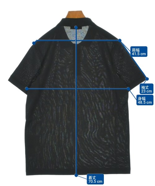 PRADA（プラダ）ポロシャツ 黒 サイズ:M メンズ/2200732455033