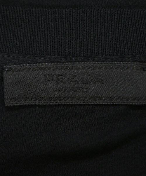 PRADA（プラダ）Tシャツ・カットソー 黒 サイズ:M メンズ/2200732455057