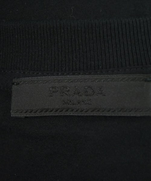 PRADA（プラダ）Tシャツ・カットソー 黒 サイズ:M メンズ/2200732455064