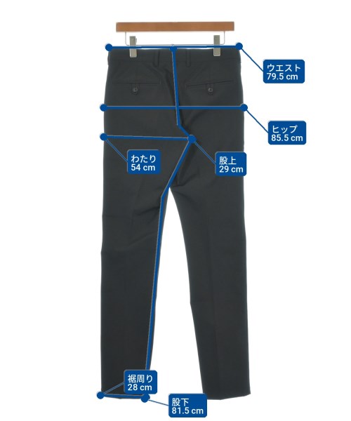 PRADA（プラダ）スラックス 黒 サイズ:44(S位) メンズ/2200732455071