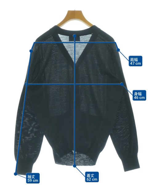 PRADA（プラダ）カーディガン 紺 サイズ:38(S位) レディース/2200732963019