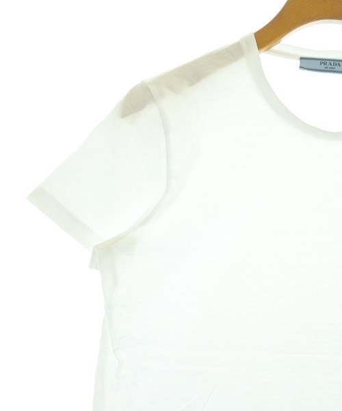 PRADA（プラダ）Tシャツ・カットソー 白 サイズ:L レディース/2200732963026