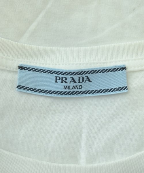 PRADA（プラダ）Tシャツ・カットソー 白 サイズ:L レディース/2200732963033