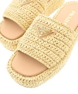 PRADA（プラダ）サンダル ベージュ サイズ:EU37(23.5cm位) レディース/2200724683109