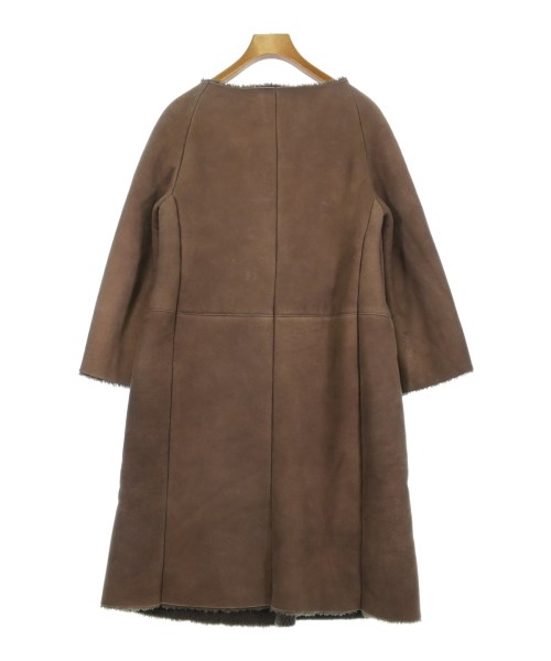 PRADA（プラダ）ムートンコート 茶 サイズ:42(M位) レディース/2200733548017
