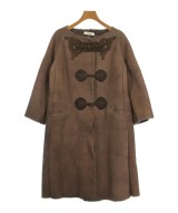 PRADA（プラダ）ムートンコート 茶 サイズ:42(M位) レディース/2200733548017