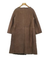 PRADA（プラダ）ムートンコート 茶 サイズ:42(M位) レディース/2200733548017
