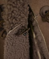 PRADA（プラダ）ムートンコート 茶 サイズ:42(M位) レディース/2200733548017