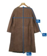 PRADA（プラダ）ムートンコート 茶 サイズ:42(M位) レディース/2200733548017
