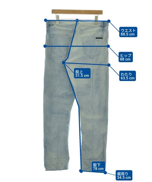 PRADA（プラダ）デニムパンツ 青 サイズ:34(XL位) メンズ/2200725319151