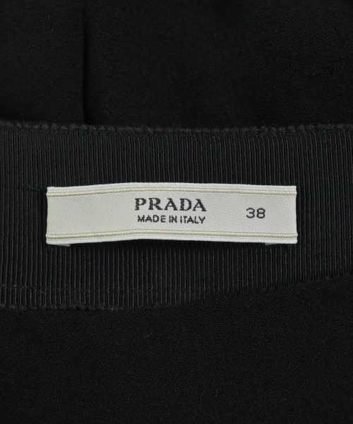 PRADA（プラダ）ひざ丈スカート 黒 サイズ:38(S位) レディース/2200734740236