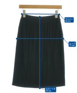 PRADA（プラダ）ひざ丈スカート 黒 サイズ:38(S位) レディース/2200734740236