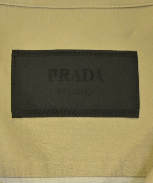 PRADA（プラダ）カジュアルシャツ ベージュ サイズ:M メンズ/2200732915193