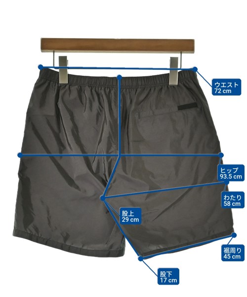 PRADA（プラダ）ショートパンツ グレー サイズ:46(M位) メンズ/2200735078055