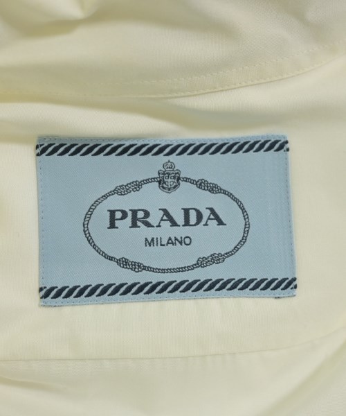 PRADA（プラダ）カジュアルシャツ 白 サイズ:38(S位) メンズ/2200705631075