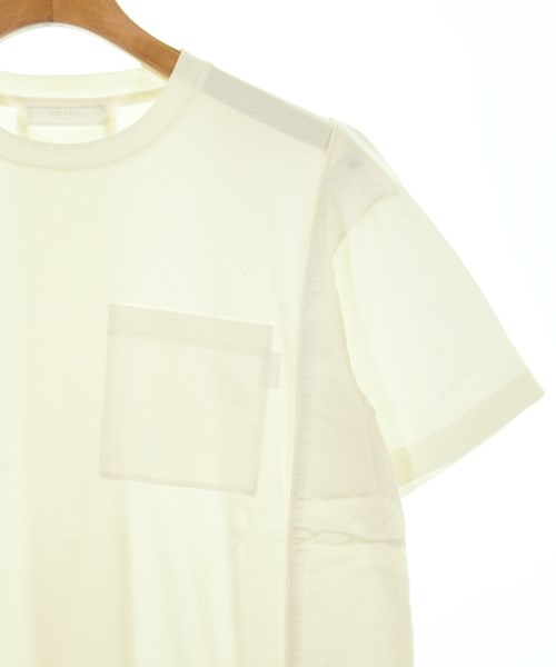 PRADA（プラダ）Tシャツ・カットソー 白 サイズ:S メンズ/2200705631242