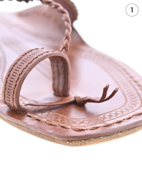 PRADA（プラダ）サンダル 茶 サイズ:UK7(26cm位) メンズ/2200734256010