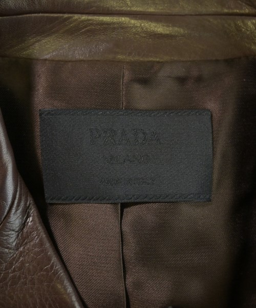 PRADA（プラダ）ジャケット 茶 サイズ:40(M位) レディース/2200735858053