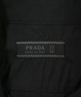 PRADA（プラダ）カジュアルシャツ 黒 サイズ:37(XS位) メンズ/2200736811095