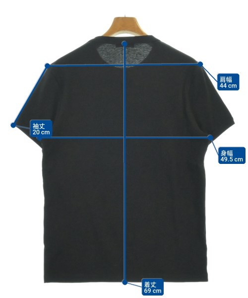 PRADA（プラダ）Tシャツ・カットソー 黒 サイズ:L メンズ/2200735003026