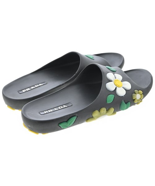 PRADA（プラダ）サンダル 黒 サイズ:EU39(25.5cm位) レディース/2200719698033