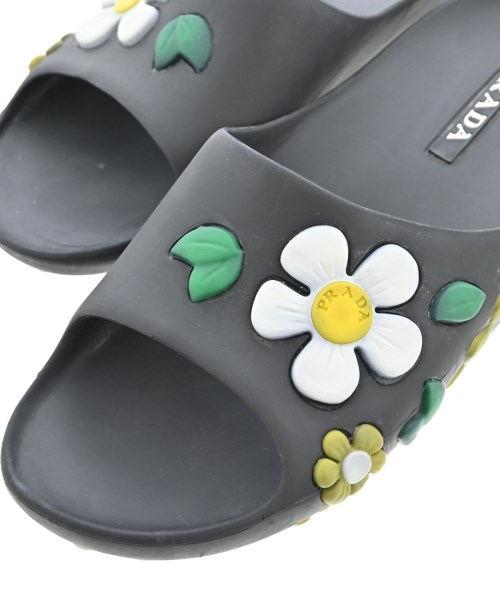 PRADA（プラダ）サンダル 黒 サイズ:EU39(25.5cm位) レディース/2200719698033