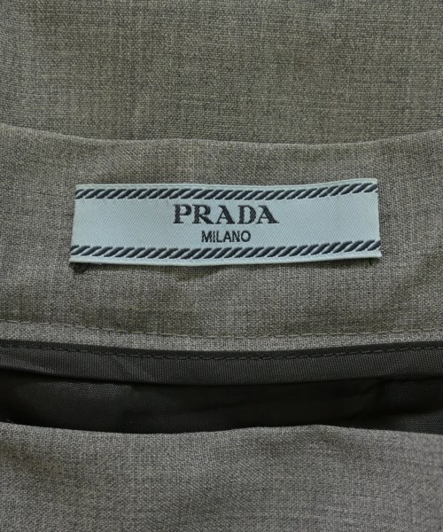 PRADA（プラダ）ひざ丈スカート グレー サイズ:42(M位) レディース/2200715340028