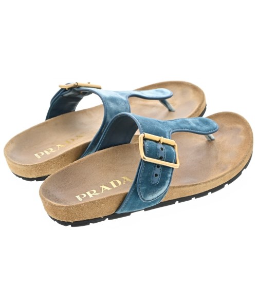 PRADA（プラダ）サンダル 青 サイズ:EU36(22.5cm位) レディース/2200720303025