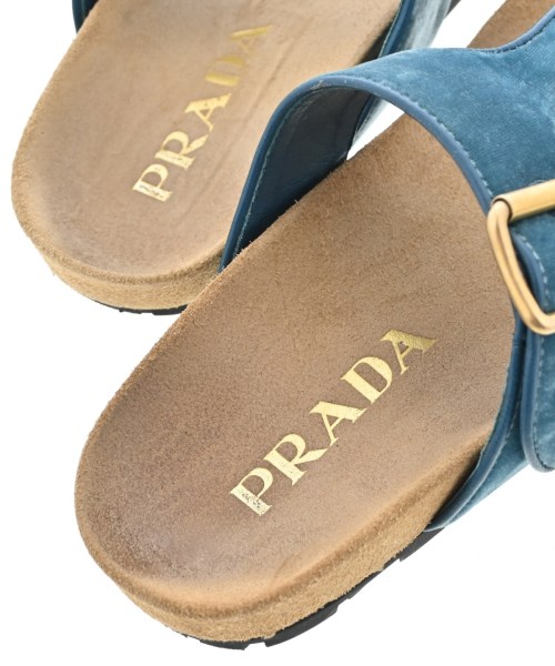 PRADA（プラダ）サンダル 青 サイズ:EU36(22.5cm位) レディース/2200720303025