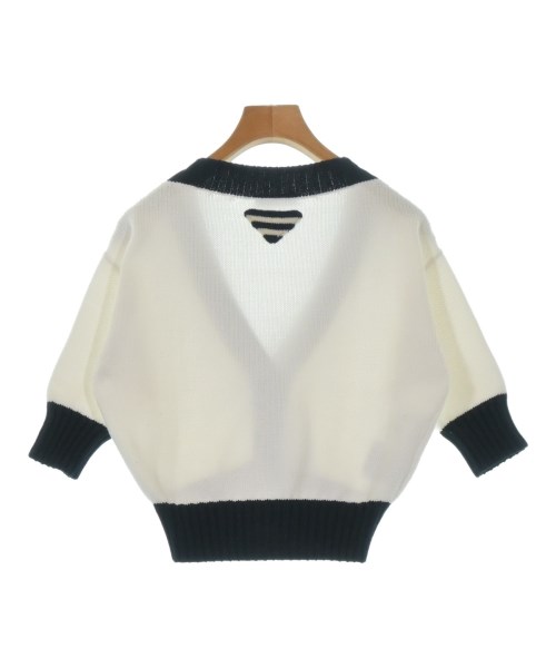 PRADA（プラダ）カーディガン 白 サイズ:38(S位) レディース/2200718429102