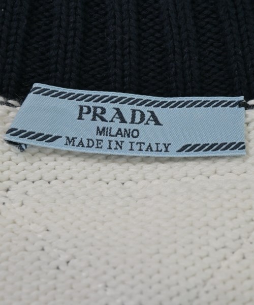 PRADA（プラダ）カーディガン 白 サイズ:38(S位) レディース/2200718429102