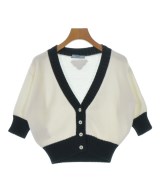 PRADA（プラダ）カーディガン 白 サイズ:38(S位) レディース/2200718429102