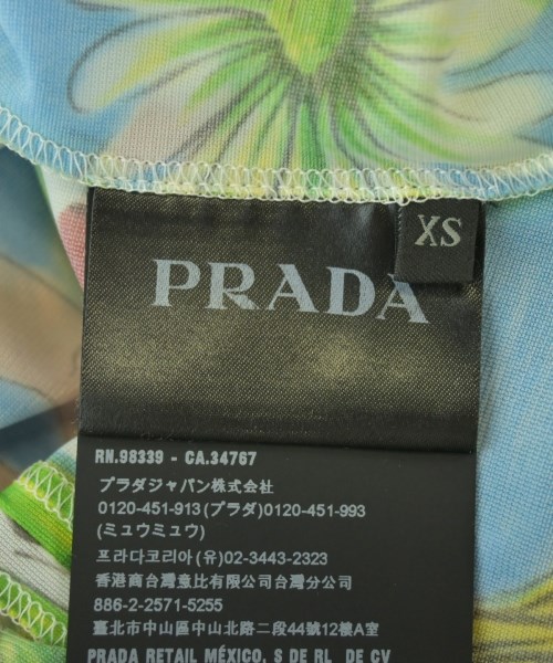 PRADA（プラダ）Tシャツ・カットソー 青 サイズ:XS メンズ/2200720549027