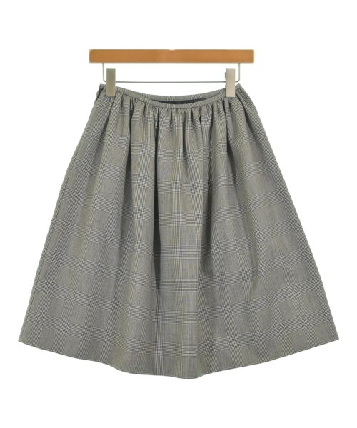 PRADA（プラダ）ひざ丈スカート グレー サイズ:36(XS位) レディース/2200720783025