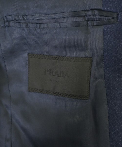 PRADA（プラダ）チェスターコート 紺 サイズ:44(S位) メンズ/2200719398117